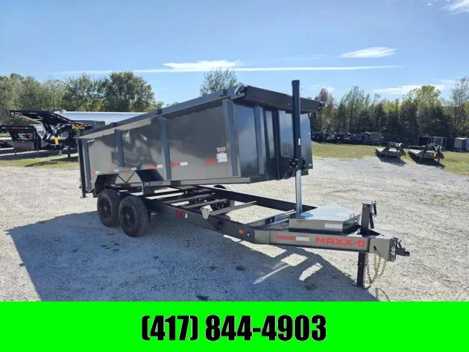 New 2026 MAXX-D 83X16 TANDEM 17.5 TELESCOPIC DUMP W / 4FT SIDES & WIRELESS REMOTE