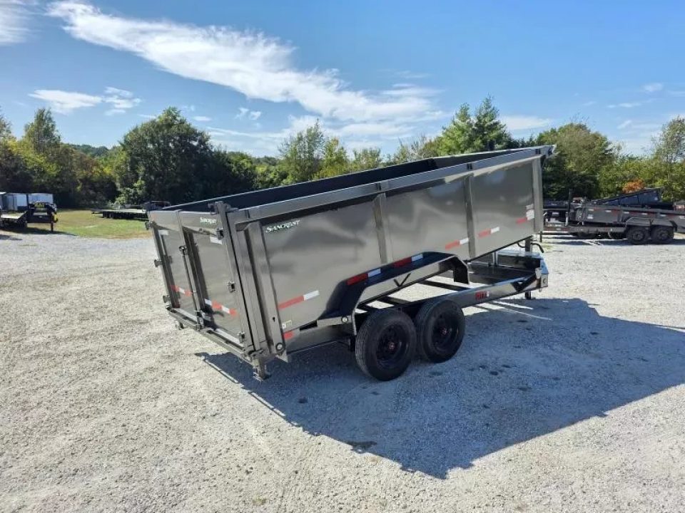 New 2026 MAXX-D 83X16 TANDEM 17.5 TELESCOPIC DUMP W / 4FT SIDES & WIRELESS REMOTE