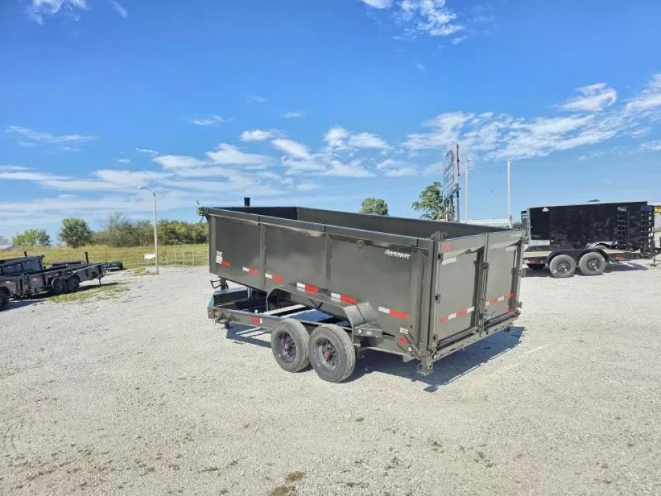 New 2026 MAXX-D 83X16 TANDEM 17.5 TELESCOPIC DUMP W / 4FT SIDES & WIRELESS REMOTE