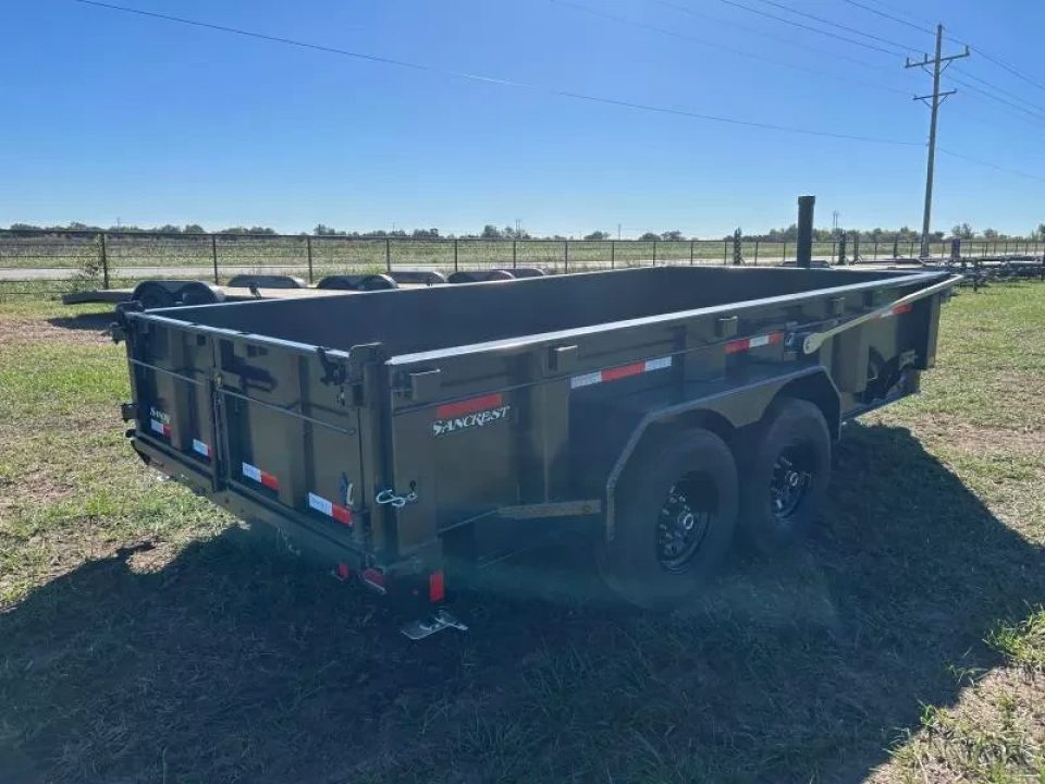 New 2026 Diamond C Trailers 83x14 Tandem 14.9K Telescopic Dump w/ Long Arm Tarp
