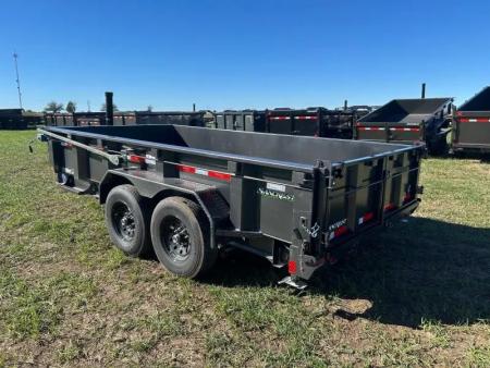 New 2026 Diamond C Trailers 83x14 Tandem 14.9K Telescopic Dump w/ Long Arm Tarp