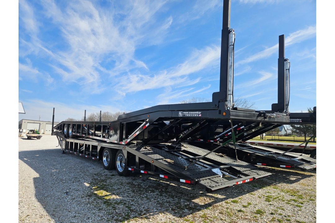 New 2026 Sun Country 102X53 TANDEM AXLE 5 CAR ANNIVERSARY HAULER W/HYDRULIC DROP BELLY WIDE REAR RAMP & HD OPTIONS