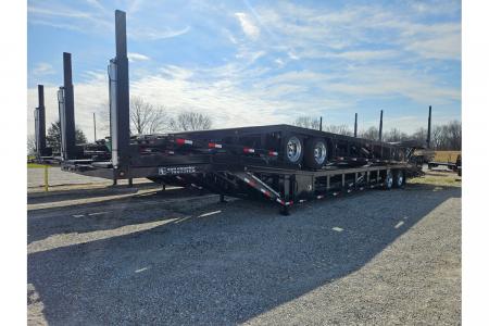 New 2026 Sun Country 102X53 TANDEM AXLE 5 CAR ANNIVERSARY HAULER W/HYDRULIC DROP BELLY WIDE REAR RAMP & HD OPTIONS