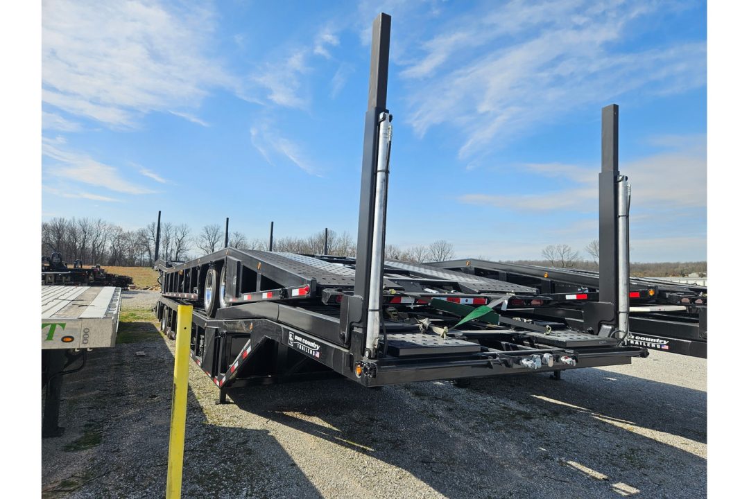 New 2026 Sun Country 102X53 TANDEM AXLE 5 CAR ANNIVERSARY HAULER W/HYDRULIC DROP BELLY WIDE REAR RAMP TUNNEL TOOLBOX & CH