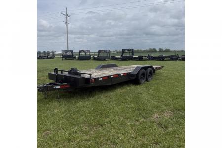 Used 2018 Stateline Trailers TANDEM POWER TILT W/ HYDRO JACK/ DRIVE OVER FENDERS/ 102X22