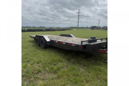 Used 2018 Stateline Trailers TANDEM POWER TILT W/ HYDRO JACK/ DRIVE OVER FENDERS/ 102X22
