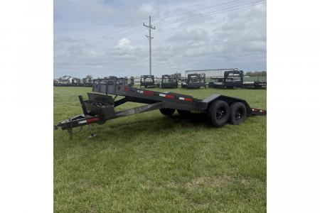 Used 2018 Stateline Trailers TANDEM POWER TILT W/ HYDRO JACK/ DRIVE OVER FENDERS/ 102X22