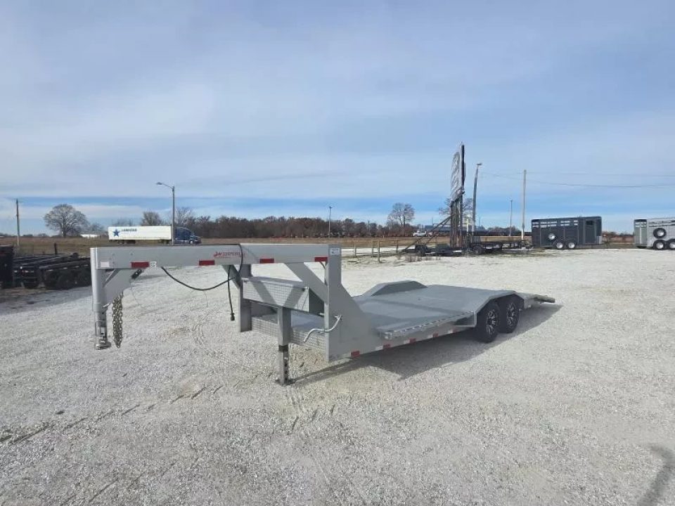 Used 2025 Imperial Trailer 102 X 24 SPLIT TAIL / CUSTOM RAMPS / ALUM. WHEELS