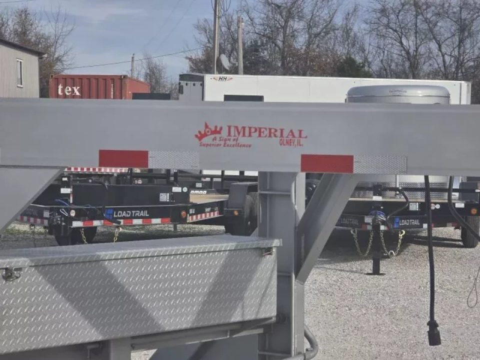 Used 2025 Imperial Trailer 102 X 24 SPLIT TAIL / CUSTOM RAMPS / ALUM. WHEELS