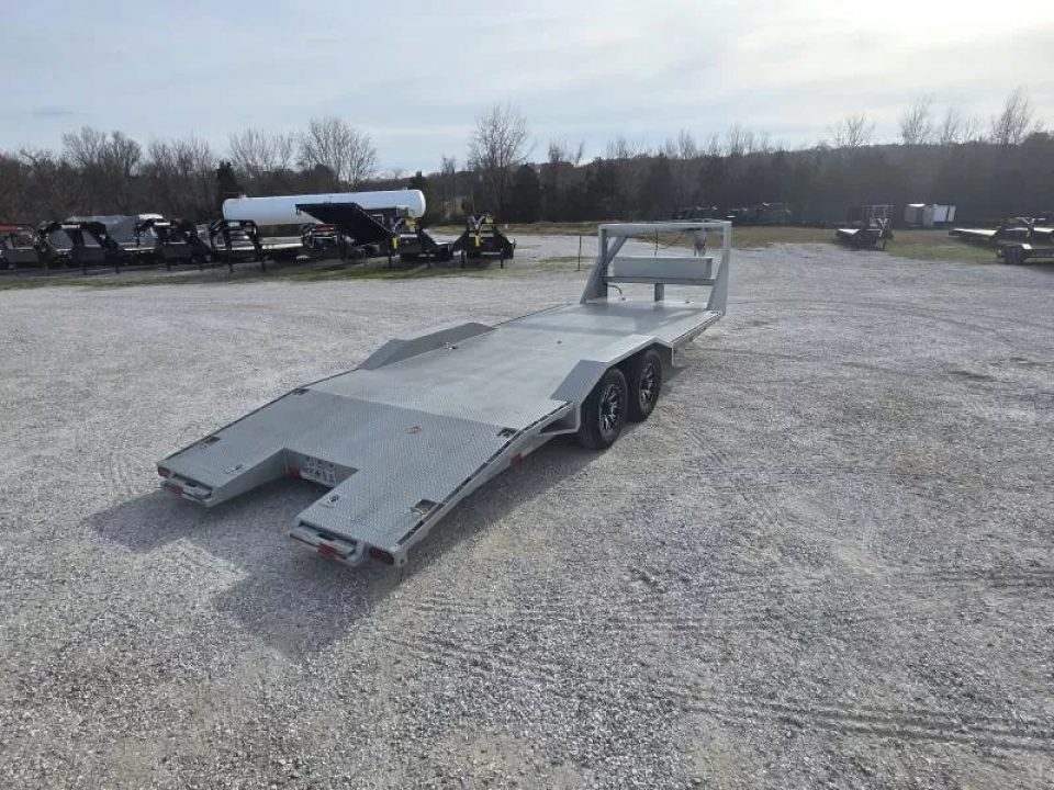 Used 2025 Imperial Trailer 102 X 24 SPLIT TAIL / CUSTOM RAMPS / ALUM. WHEELS
