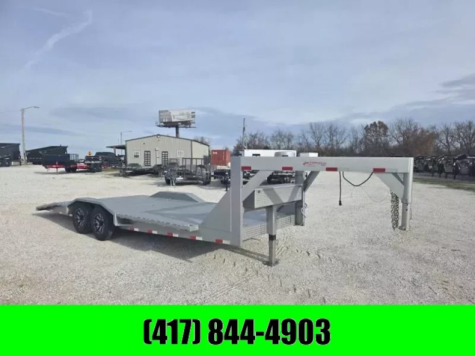 Used 2025 Imperial Trailer 102 X 24 SPLIT TAIL / CUSTOM RAMPS / ALUM. WHEELS