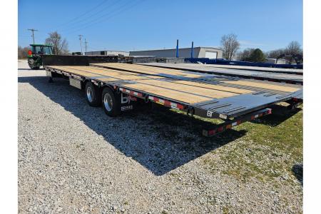 New 2026 Behnke 102X46(36+10) TANDEM 60K STEP DECK W/12FT HYDROTAIL & AIR BRAKES