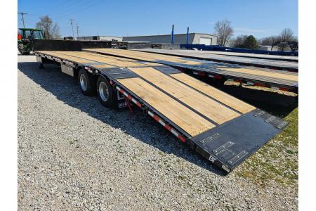 New 2026 Behnke 102X46(36+10) TANDEM 60K STEP DECK W/12FT HYDROTAIL & AIR BRAKES