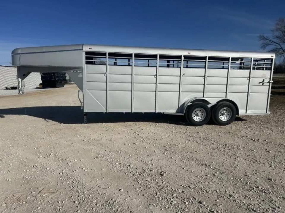 New 2026 Calico Trailers 6X20X6'6" GN STOCK TRAILER Stock / Stock Combo Trailer