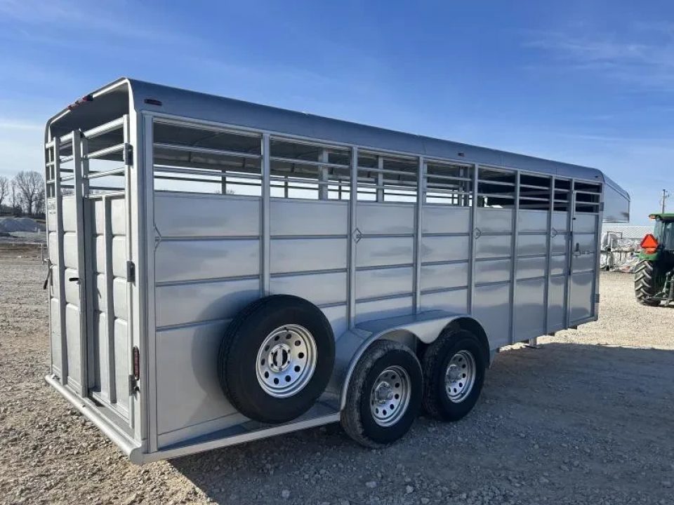 New 2026 Calico Trailers 6X20X6'6" GN STOCK TRAILER Stock / Stock Combo Trailer