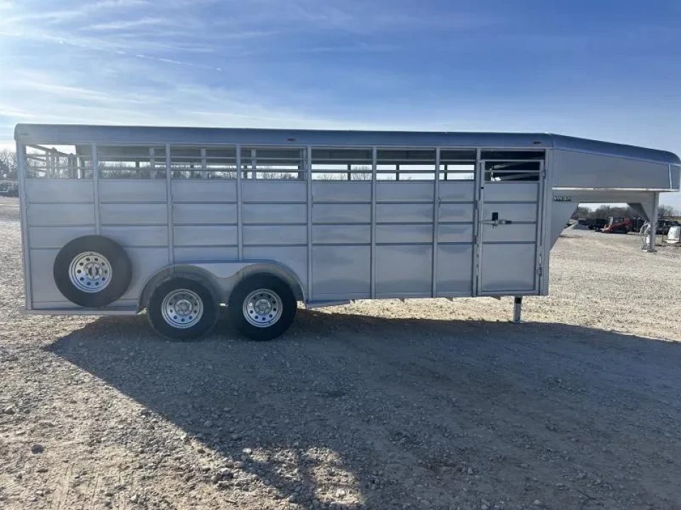 New 2026 Calico Trailers 6X20X6'6" GN STOCK TRAILER Stock / Stock Combo Trailer