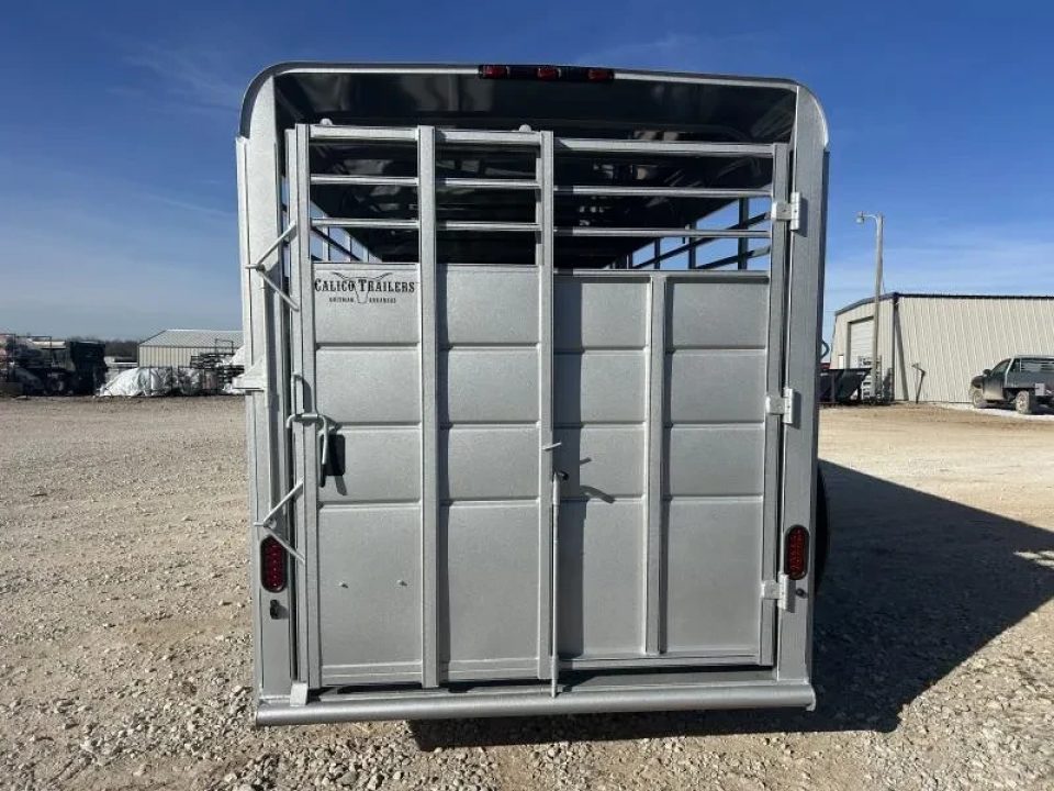 New 2026 Calico Trailers 6X20X6'6" GN STOCK TRAILER Stock / Stock Combo Trailer