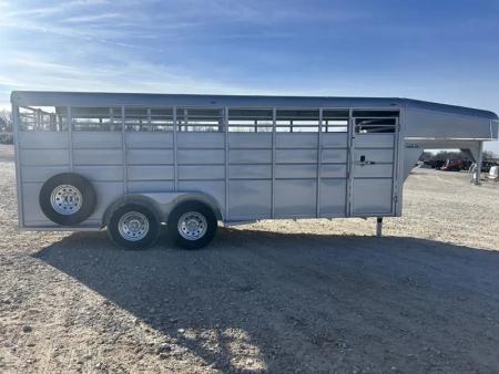 New 2026 Calico Trailers 6X20X6'6" GN STOCK TRAILER Stock / Stock Combo Trailer