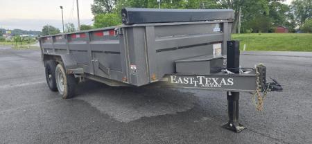 Used REPO 2024 East Texas Trailers 7x16 Dump Trailer