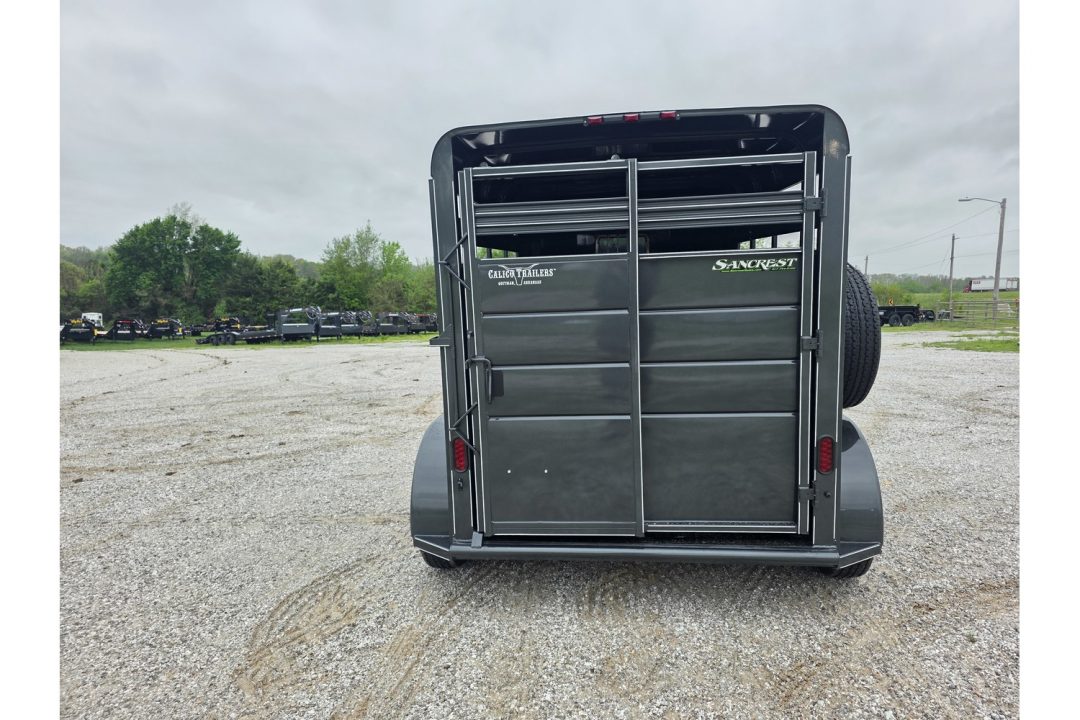 New 2026 Calico Trailers 6x12x6'6 Tandem 7K Stock Trailer