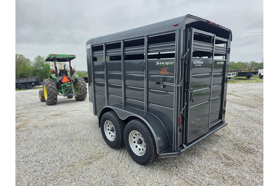 New 2026 Calico Trailers 6x12x6'6 Tandem 7K Stock Trailer