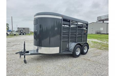 New 2026 Calico Trailers 6x12x6'6 Tandem 7K Stock Trailer