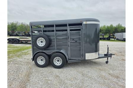 New 2026 Calico Trailers 6x12x6'6 Tandem 7K Stock Trailer