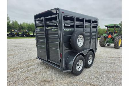 New 2026 Calico Trailers 6x12x6'6 Tandem 7K Stock Trailer