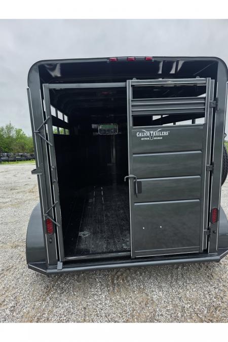 New 2026 Calico Trailers 6x12x6'6 Tandem 7K Stock Trailer