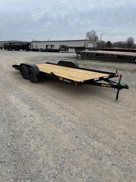 New 2026 Big Tex Trailers 83x18 Tandem 6K Carhauler w/ Slide In Ramps