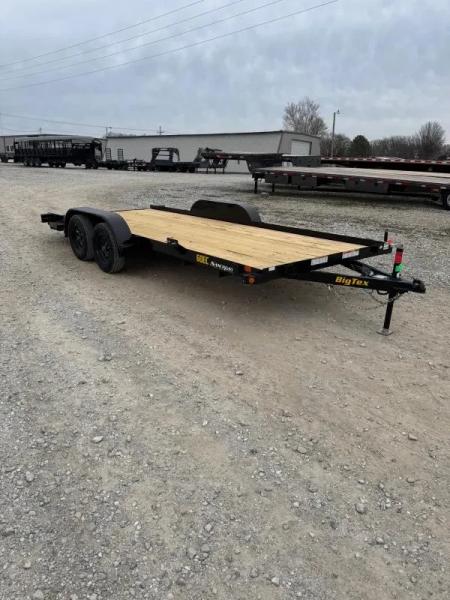 New 2026 Big Tex Trailers 83x18 Tandem 6K Carhauler w/ Slide In Ramps