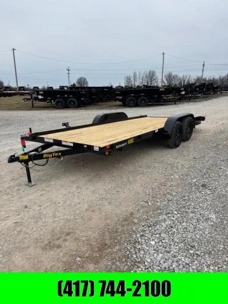 New 2026 Big Tex Trailers 83x18 Tandem 6K Carhauler w/ Slide In Ramps