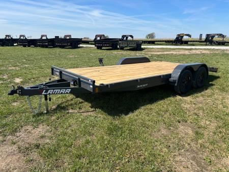 New 2026 Lamar 83x18 Tandem 7K Carhauler w/ 2' Dove & Slide In Ramps