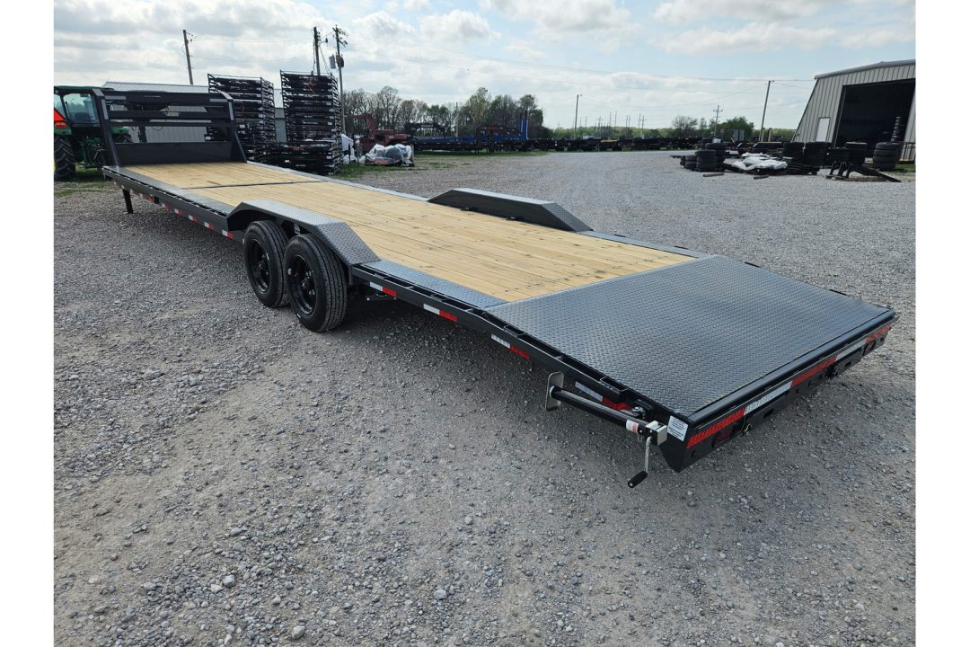 New 2026 Lamar 102X36 TANDEM 14K GOOSENECK LO-BOY CAR HAULER W/7K AXLES 4' STEEL DOVE 17.5"/16PLY & SLIDEOUT RAMPS