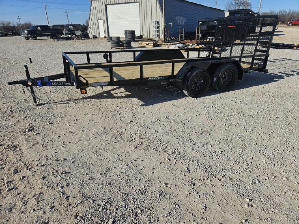 New 2025 Load Trail 83X16 TANDEM 7K TUBETOP UTILITY W/4' SPRING GATE