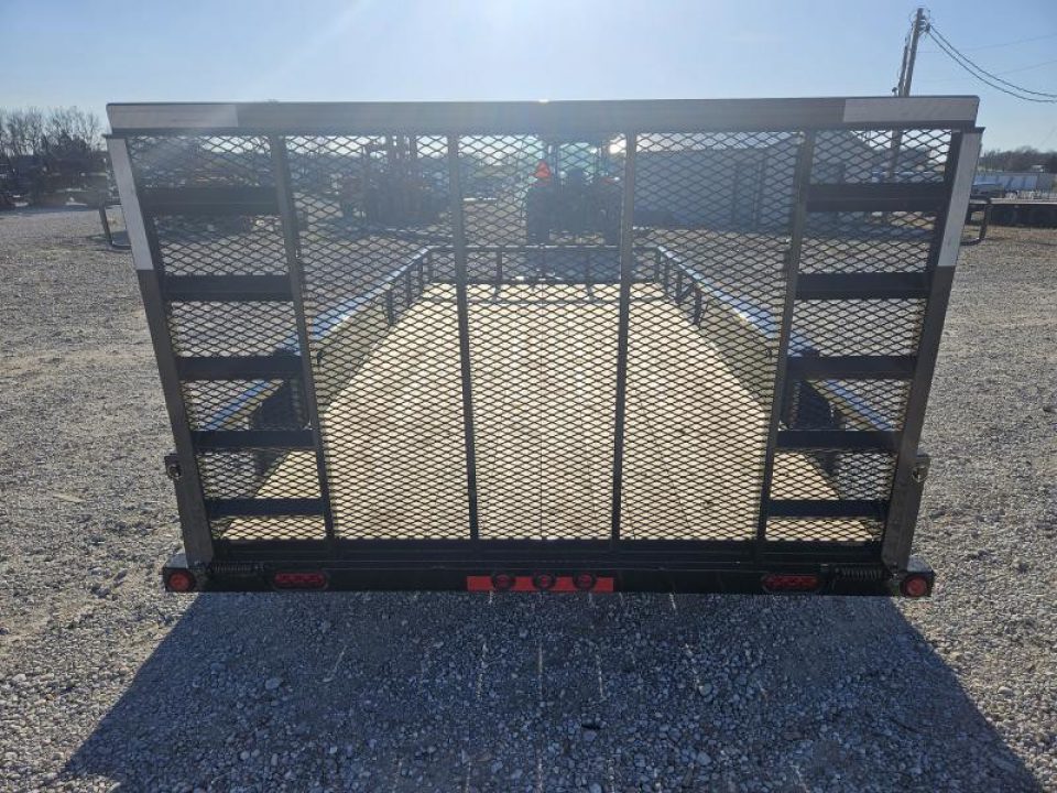 New 2025 Load Trail 83X16 TANDEM 7K TUBETOP UTILITY W/4' SPRING GATE