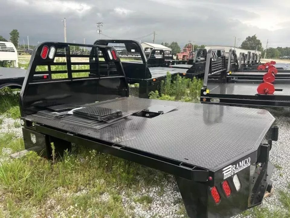 New 2025 Bramco LE SPIKE BALE BED  Flat Decks FITS DUAL REAR WHEEL LONG BED