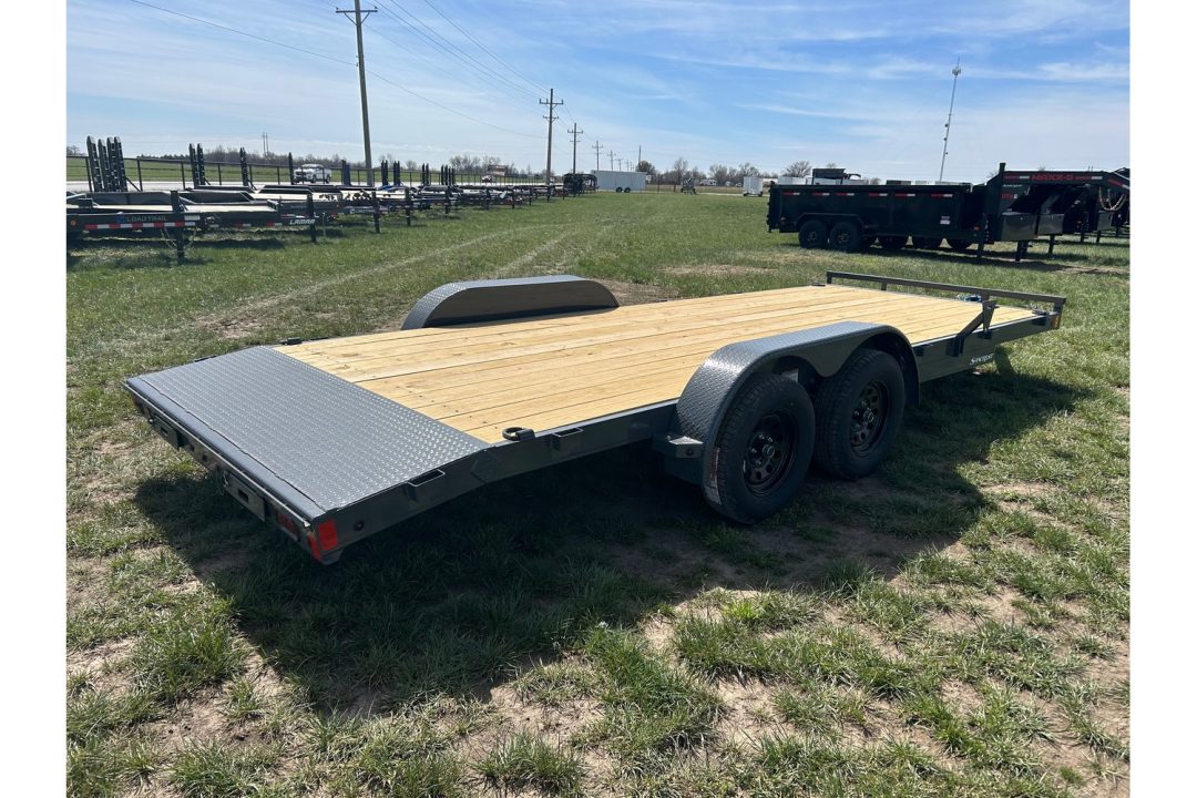 New 2026 Lamar 83x20 Tandem 7K Carhauler w/ 2' Dove & Slide In Ramps