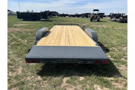 New 2026 Lamar 83x20 Tandem 7K Carhauler w/ 2' Dove & Slide In Ramps