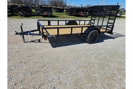 New 2026 Load Trail 77X12 SINGLE 3.5K TUBETOP UTILITY W/4' SPRING ASSIST GATE
