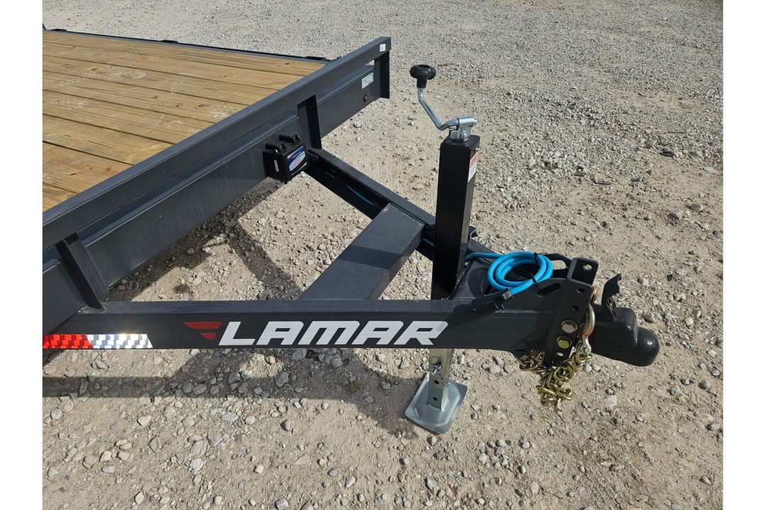 New 2026 Lamar 83X20 TANDEM 10K CAR HAULER W/2' STEEL DOVE & SLIDE OUT RAMPS