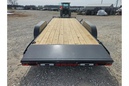New 2026 Lamar 83X20 TANDEM 10K CAR HAULER W/2' STEEL DOVE & SLIDE OUT RAMPS