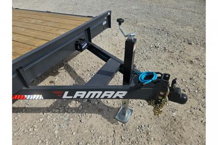 New 2026 Lamar 83X20 TANDEM 10K CAR HAULER W/2' STEEL DOVE & SLIDE OUT RAMPS