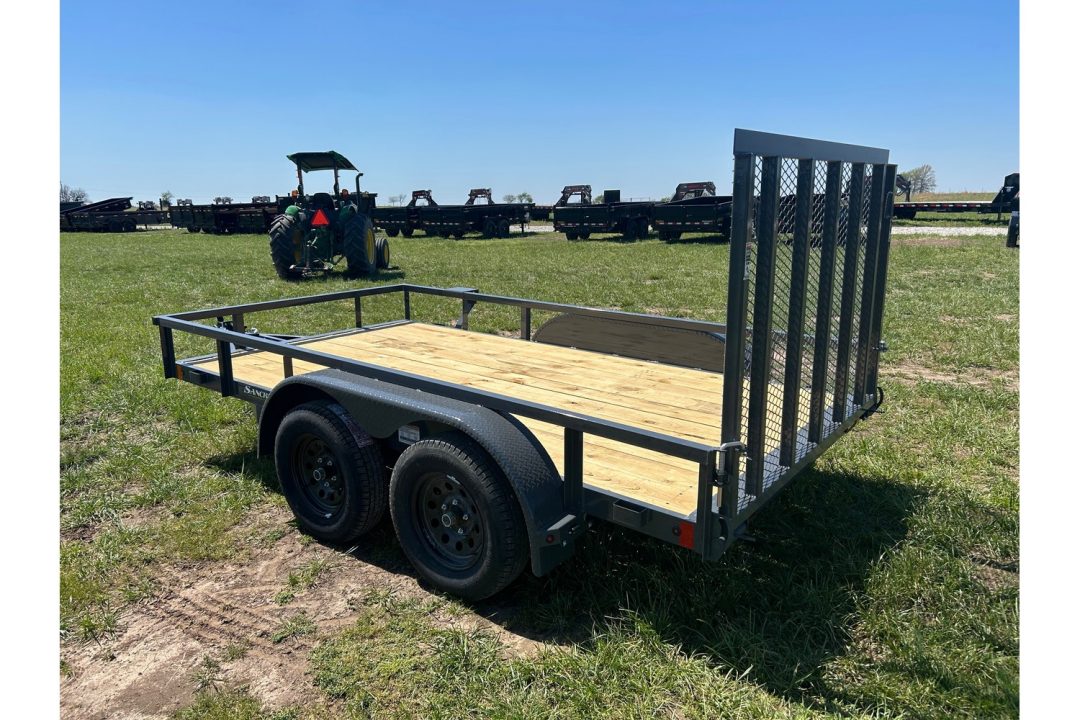 New 2026 Lamar 77x12 Tandem 7K Utility w/ 4' Ramp Gate