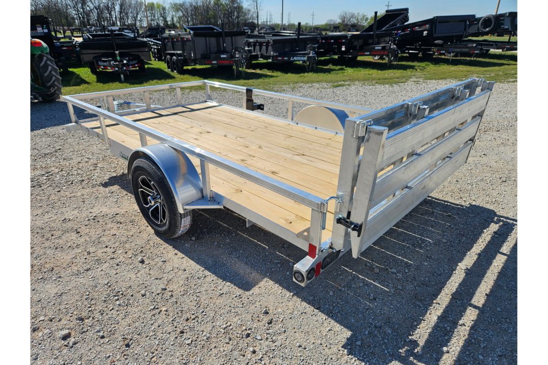 New 2026 Load Trail 77X12 SINGLE 3.5K ALUMINUM UTILITY W/BI-FOLD GATE