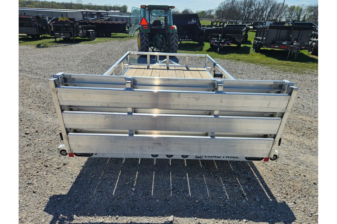 New 2026 Load Trail 77X12 SINGLE 3.5K ALUMINUM UTILITY W/BI-FOLD GATE