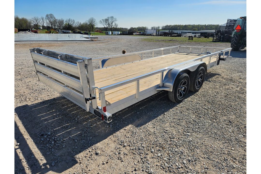 New 2026 Load Trail 83X20 TANDEM 7K ALUMINUM UTILITY W/BI-FOLD GATE