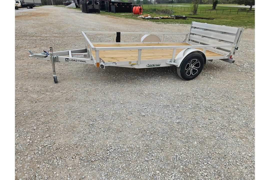 New 2026 Load Trail 77X12 SINGLE 3.5K ALUMINUM UTILITY W/ BI-FOLD GATE