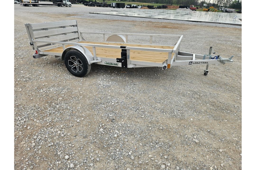 New 2026 Load Trail 77X12 SINGLE 3.5K ALUMINUM UTILITY W/ BI-FOLD GATE