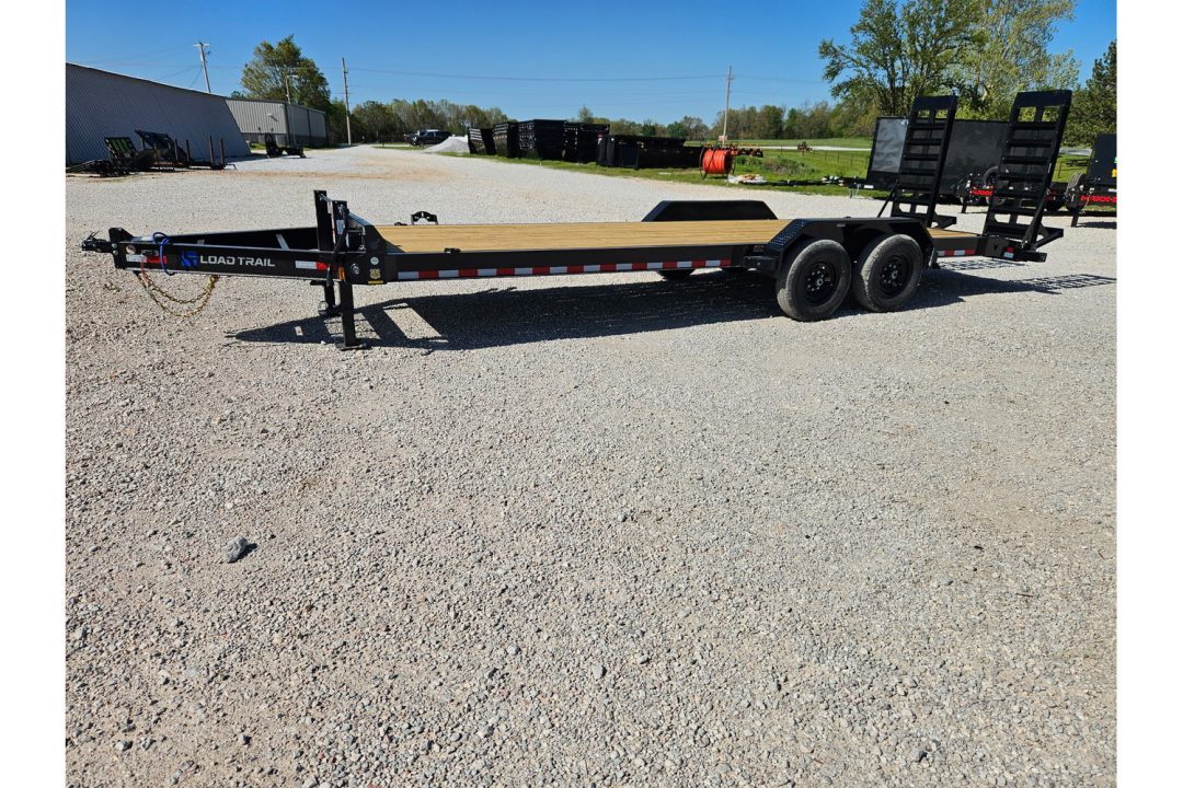 New 2026 Load Trail 83X24 TANDEM 14K EQUIPMENT HAULER W/ WIDE STANDUP RAMPS